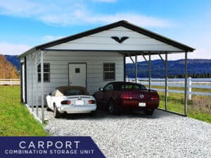 Combination Carport Storage Building In Tallahassee FL